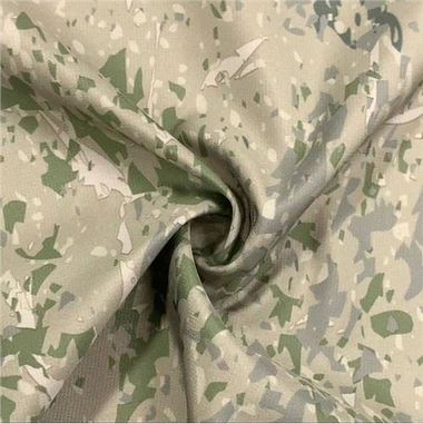 Tejido de camuflaje pongee 100 % poliéster