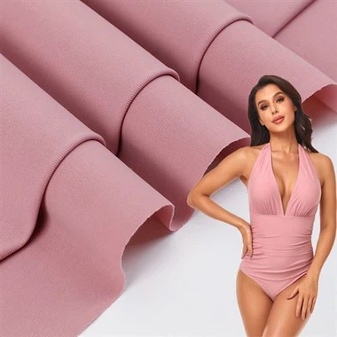 Traje de baño personalizado Material elástico en cuatro direcciones Tejido totalmente opaco 82 % nailon 18 % elastano Mallas de fitness para mujer Trajes de baño