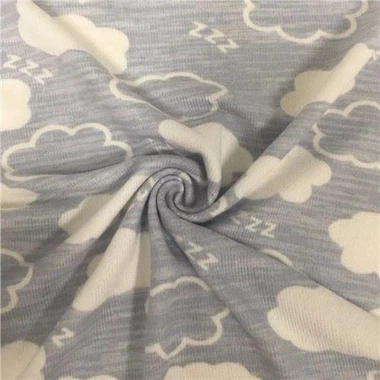 Tela de cepillado de un solo lado con marca de agua elástica para ropa