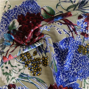 Tejido estampado de moda para faldas y cheongsam