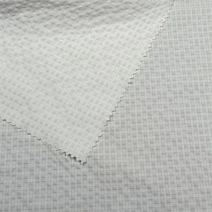 100 Polyester Waterproof Breathable Jacquard Poly Taslan Fabric
